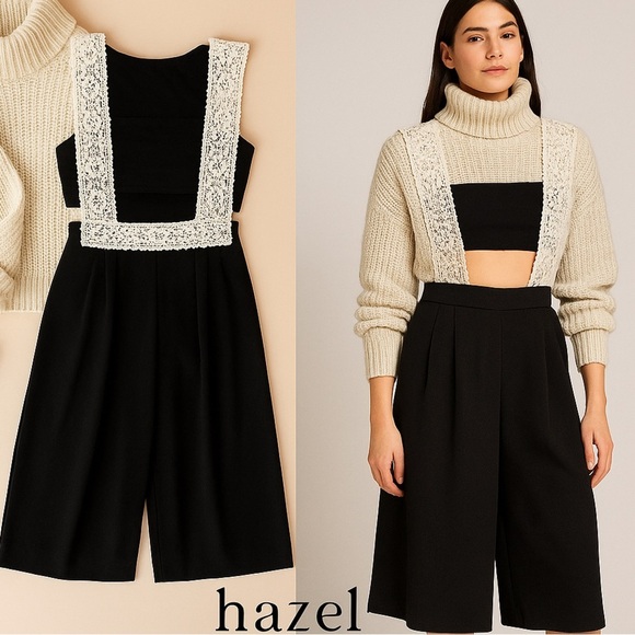 Anthro’s Hazel,Super Adorable Crochet Over-All Dress, Unique & Timeless,Size M - Picture 6 of 10